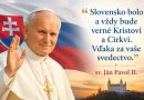 sv. Ján Pavol II. – slová adresované Slovákom