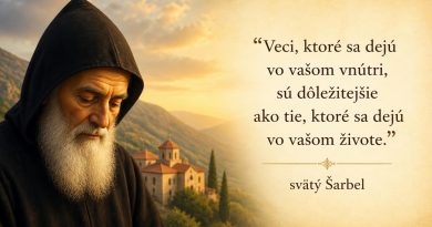 Svätý Šarbel mi povedal: Vstaň; tu nezomrieš! Svätý Šarbel mi povedal: Vstaň; tu nezomrieš!